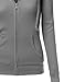 Xpril Women's Basic Lightweight Zip Hooded Jackets