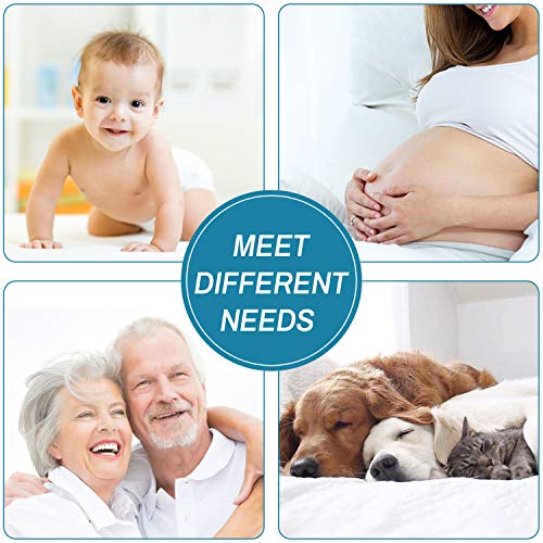 Zerohub Premium Cooling Bamboo Mattress Protector, Waterproof Breathable Hypoallergenic Mattress Cover, Machine Washable Mattress Pad Cover, Queen