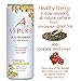Aspire Healthy Energy, Calorie Burning, Zero Calorie, Zero Sugar Drink 4 Pack Mango Lemonade,12oz (355ml) Cans