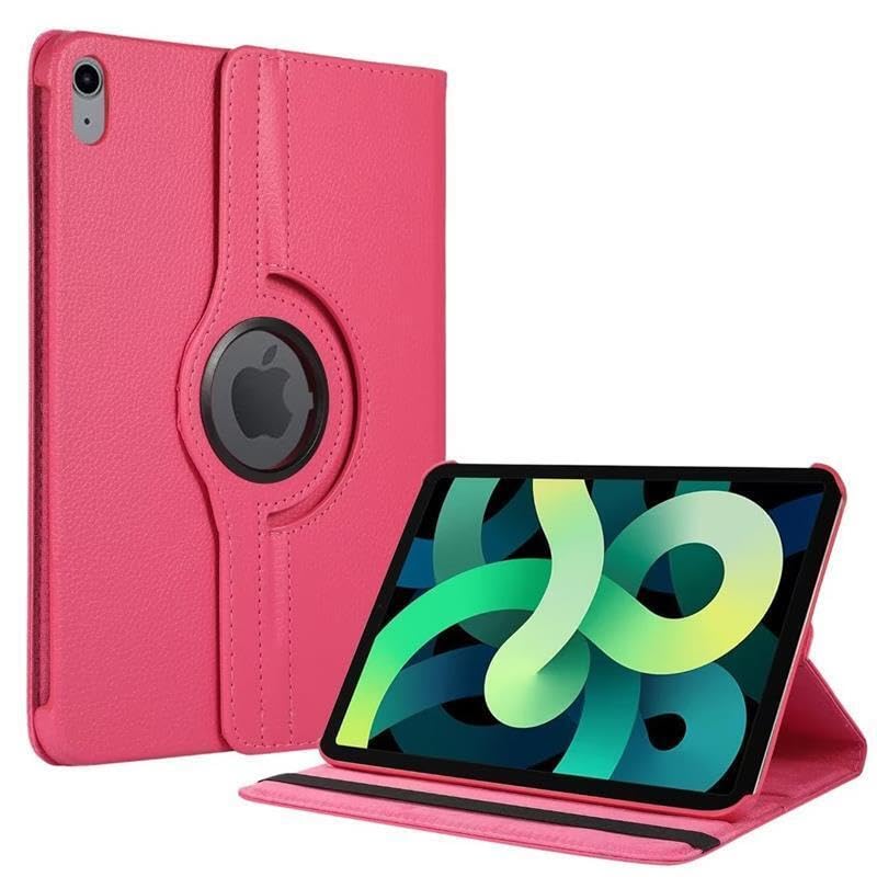 Rotate Case for iPad Air 11-inch (2024–2025, M2 & M3), iPad Air 4/5 (10.9-Inch) & iPad Pro 11 (2018) – 360° Rotating Case (Pink)