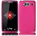 Hot Pink Silicone Jelly Skin Case Cover for Motorola Droid Razr HD XT926