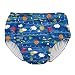 i play. Boys' Baby Snap Reusable Absorbent Swimsuit Diaper, Royal Blue Sea Friends, 24mo primary