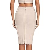 HQBORY Women's Bandage Skirt High Waist Bandage Skirt Pencil Skirt