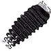 Freyja Hair Brazilian Virgin Hair Human Hair Closure With Baby Hair Deep Wave Top Lace Closure Part 8-20