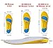 Orthotic Memory Foam and Gel Insoles - Orthopedic Plantar Fasciitis Pillow Inserts - Orthotics Plantars Insole for Boots,Running Shoe,Sport - Size L: (US Men 8-12 or US Women 10-14)