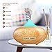 Purest Natural Essential Oil Diffuser - Best Cool Mist Electric Aroma Spa Ultrasonic Aromatherapy Humidifier - Auto Shut-Off & 7 Color LED Lights Engrain