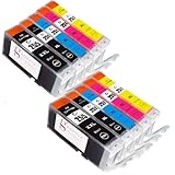 Sophia Global Compatible Ink Cartridge Replacement for PGI-255XXL and CLI-251XL (2 Large Black, 2 Small Black, 2 Cyan, 2 Magenta, 2 Yellow)