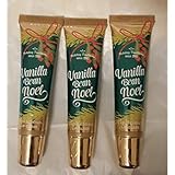 Set of 3 Bath and Body Works Holiday Traditions Vanilla Bean Noel Liplicious Lip Gloss. 0.47 fl oz / 14 ml