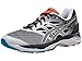 ASICS Men's Gel-Cumulus 18 Running Shoe, White/Silver/Black, 7 M US