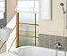Coavas Window Privacy Film, Translucent Mosaic Window Film 3D Decorative Static Window Clings Removable Sun Blocking Window Stickers for Glass Door Home Heat Control Anti UV