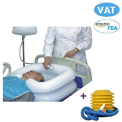 Shampoo Lavandino Supporto Per Collo Gonfiabile Per Lavare I Capelli Ciotola Da Viaggio Lavaggio Vasca Da Bagno Per Disabili Handicap Anziani