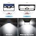 ISTAR 136 LED Super Bright Solar Lights Outdoor, Solar Powered Motion Sensor Lights Waterproof & Wire Free Wall Lights for Front Door, Garden, Patio,Yard (Black)