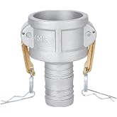Aluminum Type CR Camlock Fitting, 2" Female Camlock x 1-1/2" Hose Shank