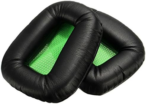 2 x Replacement Green Black Ear Pad Cushion For Razer Electra Version Headphone