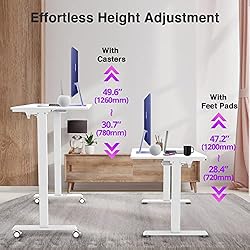 AVLT 50" Electric Standing Desk with Tilting
