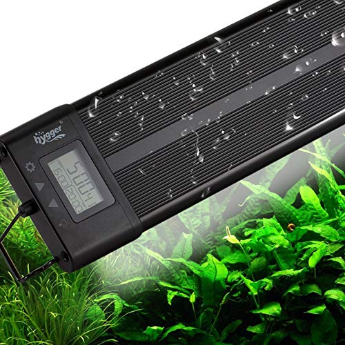 hygger Aquarium Programmable LED Light, for 3036in Long Full Spectrum Plant Fish Tank Light
