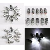 Vakind 60x White LED Party Lights Decoration light For Paper Lanterns Balloons Floral (WHITE, 1)