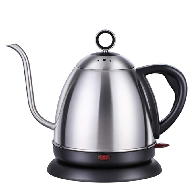 OR&DK Electric Gooseneck Kettle, Mini Stainless Steel Electric teapot