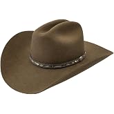 Stetson Unisex Whitmore 4X Buffalo Felt Cowboy Hat - SBWTMR-7242KB 6 3/4 Brown