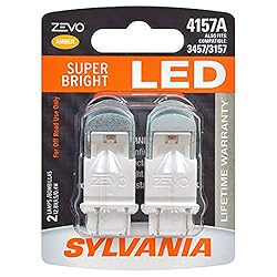 SYLVANIA - 4157 ZEVO LED Amber Bulb - Bright LED
