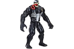 Marvel Titan Hero Series Deluxe Venom Toy 12-Inch-Scale Collectible Action Figure, Kids Ages 4 and Up