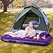 OlarHike Twin Air Mattress with Electric Pump, Portable Air Bed Blow Up Mattress for Camping Car, Repair Patches | Pillow Included
