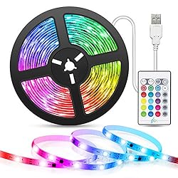 Tasmor LED Strip Light Music Sync 16.4ft, USB