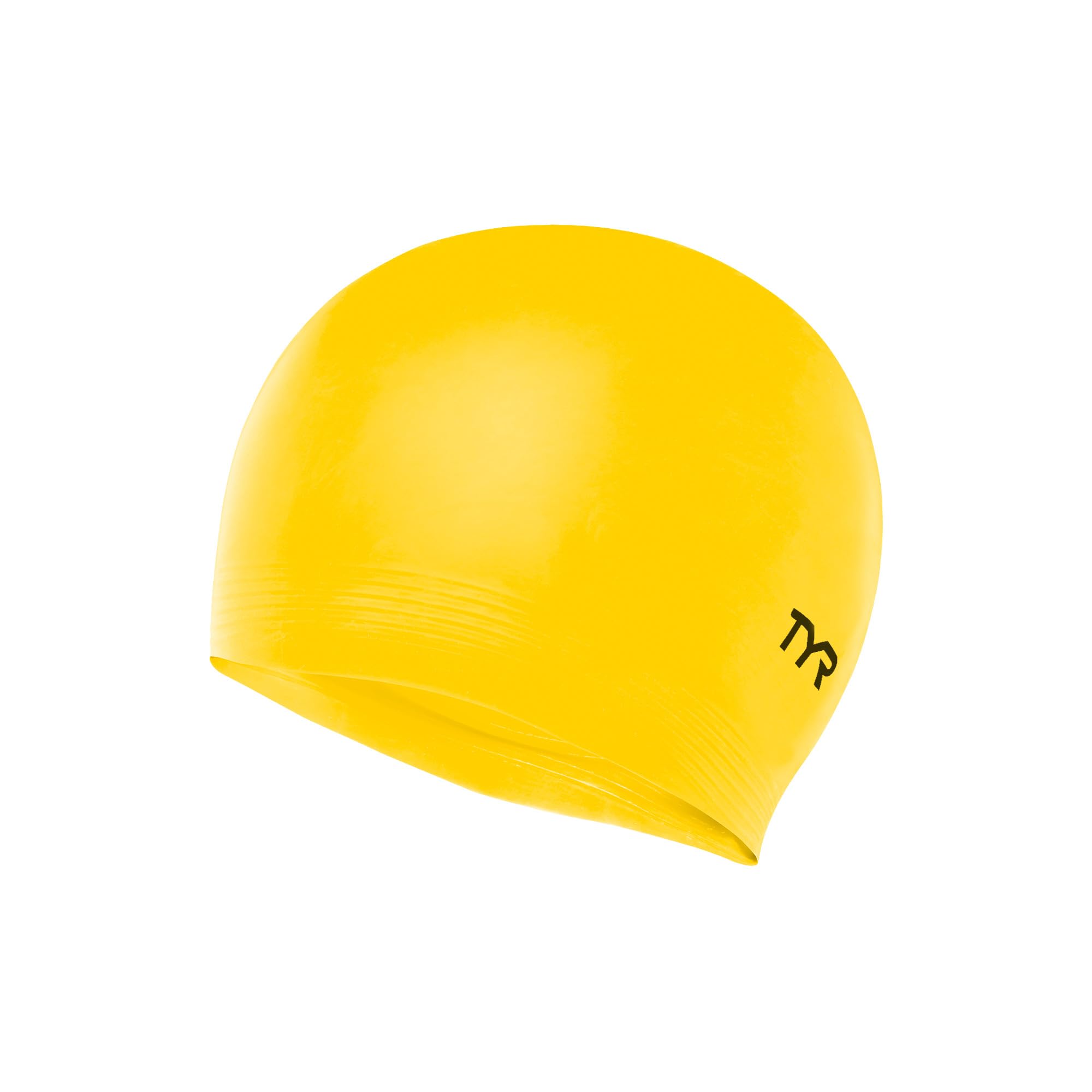 TYR Latex Swim Cap, Florescent Yellow