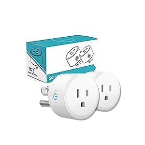 Smart Plug That Work with Alexa, No Need to Download Third-Party APP, Directly Connect to Alexa and SmartThings for use, ZigBee Plug, (Requires hub) Voice Connection Echo Plus, Remote Control 2-Pack