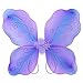 Sinuo Fairy Costume, Costume Set with Wings,Tutu,Wand and Veil Princess Set Fit Girls Age 3-8(Purple)