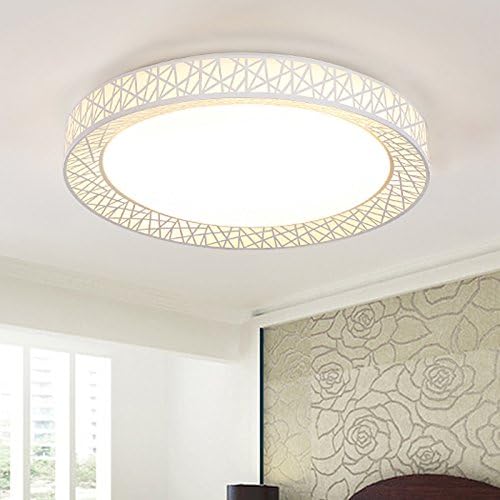 DYBLING Creative European Children's Lamp Simple Modern Led Lamp Circular Led 48cm- warm light Celing Lamp Lights