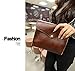 Women Messenger Shoulder Bag DZT1968® Leather Satchel Handbag Tote Hobo Messenger (A)