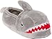 Shark Plush Slippers - Novelty Animal Slippers w/ Foam Support by Silver Lilly