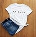 Friends TV Show Shirt Summer Graphic Tees Tops White M