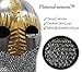 ITDC Fully Wearable Viking Helmet with Etching and Chain Mail