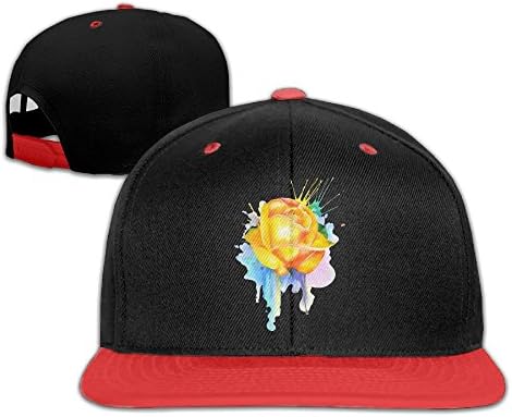 Lichang Beautiful Golden Rose Unisex Adjustable Snapback Hip Hop Hat Baseball Cap