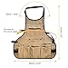 BOJECHER Garden Apron for Men Women with 14 Pockets, Gardening Tool Work Aprons