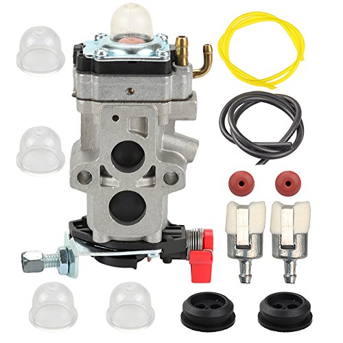 Butom WYA-79 Carburetor with Fuel Line Filter Grommet for Husqvarna 350BT 150BT Backpack Leaf Blower 581177001