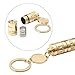 Keychain Flashlight, Mini LED Flashlight Torch with Twisting Control 2pcs Per Pack Power by 3xLR44 Batteries (Included) Golden by U`King
