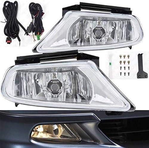 UFRAME Fits 2005 2006 2007 Honda Odyssey EX/EX-L/EXL/LX/Touring Halogen Fog light Kit w/Wiring/Switch/Bulbs