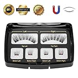 Sec7 Dual Magnetic Eyelashes No Glue Best Full Strip Fake Lashes for Natural Look(1+2)2