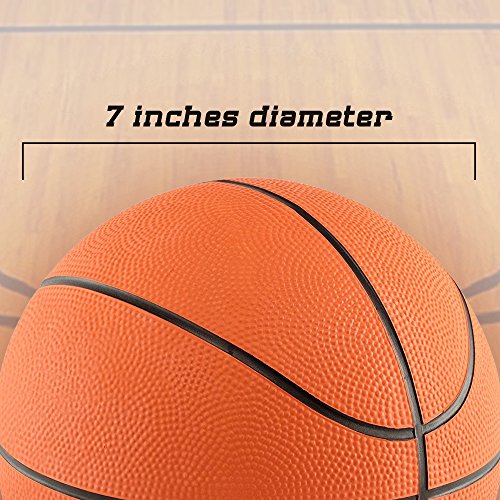 Mini Rubber 7" Basketballs 4-Pack by PlayTime
