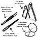 Milanto Nail Clippers – Nail Clippers for Men and Women – Professional Fingernail Clippers – Durable Stainless Steel – Includes Pocket Mirror, Tweezers, Nail File – Manicure and Pedicure Set