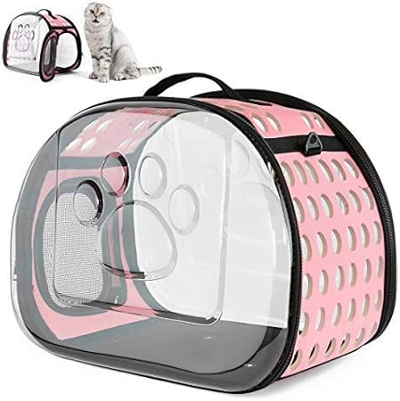 transparent pet carrier