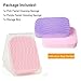 Facial Cleansing Sponge, QUIMOOZ Natural Soft Large Facial Cleansing Exfoliating Makeup Remover Professional Face Wash Sponges Individual Pack (2 Pack+1 Free Storage Box)