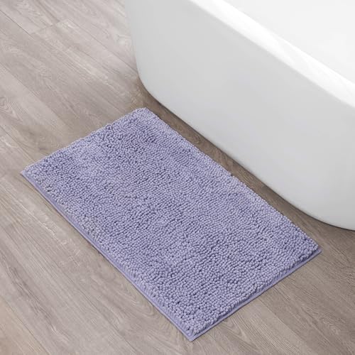 Creative Home Ideas Resort Collection Plush Chenille Bathroom Rugs – Non-Slip B…