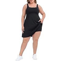 RBX Women's Sleeveless Tank Dress With Built-in Bra - Racerback Active Dress For Tennis, Golf & Casual Wear - View #12