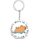 QuLuvaeri Capybara Gifts Acrylic keychain for Women Men, Capybara Lovers Gifts