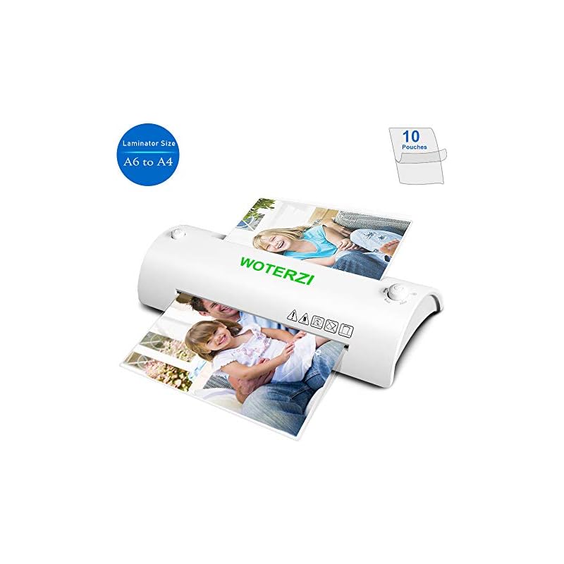 Thermal Laminator for A4/A6, Laminating Machine with Two Roller System