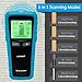 Stud Finder Wall Scanner, 5 in 1 Multi Function Electronic Stud Sensor With Digital LCD Display & Sound Warning, Center Finding Stud Detector for Studs/Wood/Metal/Live AC Wires